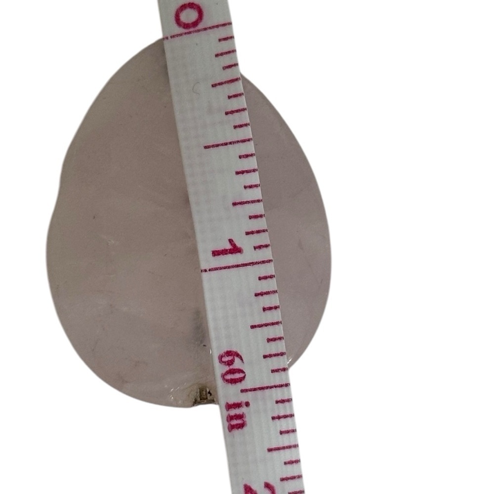 True devotions 31” howlite bead necklace natural pink Quartz teardrop pendant. - Picture 7 of 14